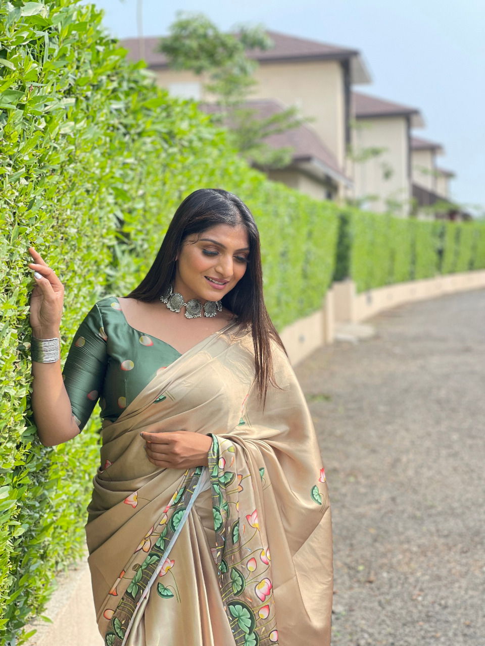 Spsc 63 Regular Wear Digital Printed Japan Silk Saree Collection 